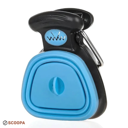 SCOOPA Travel-Ready Pooper Scooper That Clips To Your Leash, Holds Waste Bags And Keeps Hands 100% Clean On Every Walk.