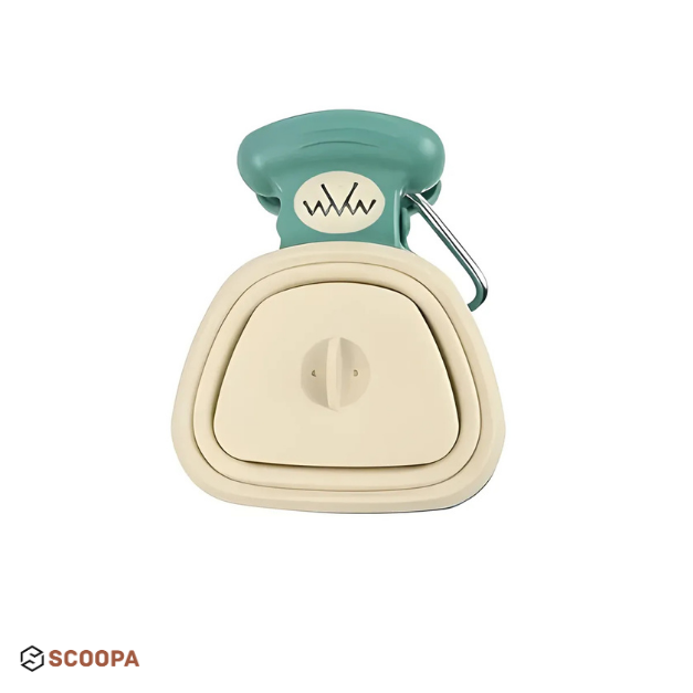 SCOOPA Travel-Ready Pooper Scooper That Clips To Your Leash, Holds Waste Bags And Keeps Hands 100% Clean On Every Walk.